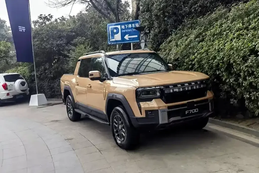 Jetour F700: новый рамный пикап заметили в Китае